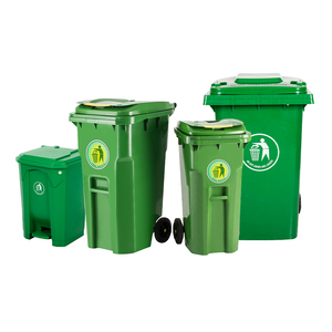 Fabrika doğrudan satış kullanımı hammadde veya geri dönüşüm malzemesi 240L/360L/660L/1100L plastik çöp tenekesi - Product Image 5
