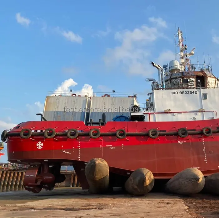 Sleepboot Barge Lancering Ballon Marine Rubber Airbag