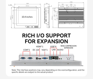 Meetneng I7 7th Gen Touch Panel Industriële Pc 10.4-19 Inch Lcd Muurbevestiging Android/Windows Met Intel I3/I5/I7 - Product Image 6