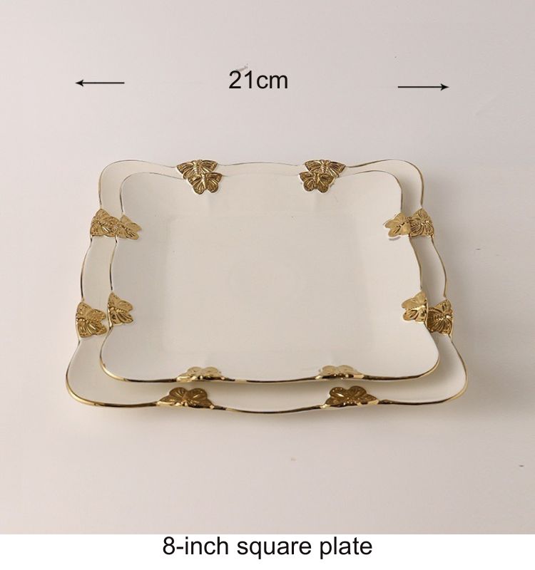 8-inch square plate