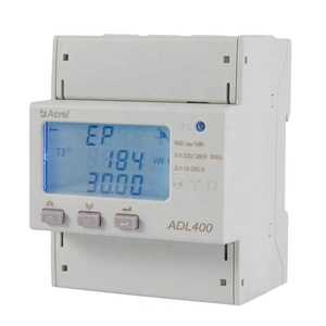 Acrel ADL400 Medidor de energía de carril Din de entrada trifásica 80A con RS485 Modbus y conexión directa para la gestión de la energía del edificio - Product Image 1