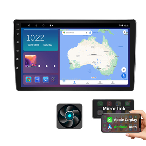 Universal DSP 9 pulgadas 2 Din Android 10 coche reproductor Multimedia estéreo radio GPS navegación DVD Video Carplay - Product Image 1