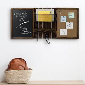 Mygift mộc mạc 3-mảnh bảng phấn & nút chai bảng Tường Tổ chức thiết 2026 phải có Trung tâm tin nhắn - Product Image 5