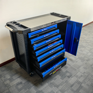 PHIXWELL METAL STORAGE CABINET <strong>WITH</strong> 7 DRAWERS <strong>TOOL</strong> CABINET <strong>WITH</strong> <strong>CASTERS</strong> and PROFESSIONAL <strong>TOOLS</strong> - Product Image 3