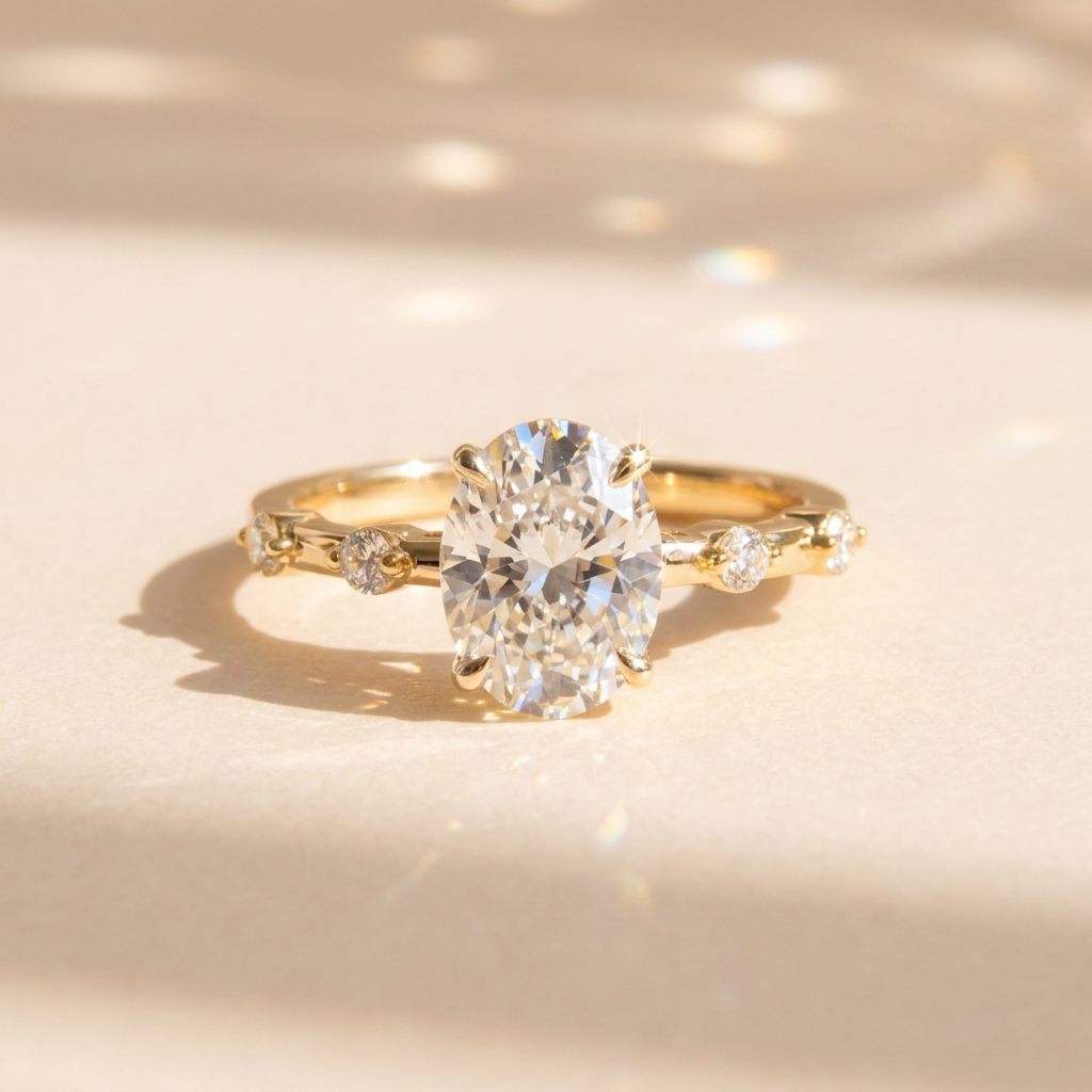 Bague ovale