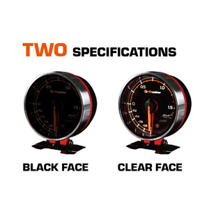 Real-time and Accurate Shadow Car <strong>Pressure</strong> Fuel Gauge <strong>2</strong> Inch 52mm and Clear Face in <strong>BAR</strong> Include Fuel <strong>Pressure</strong> <strong>Sensor</strong>