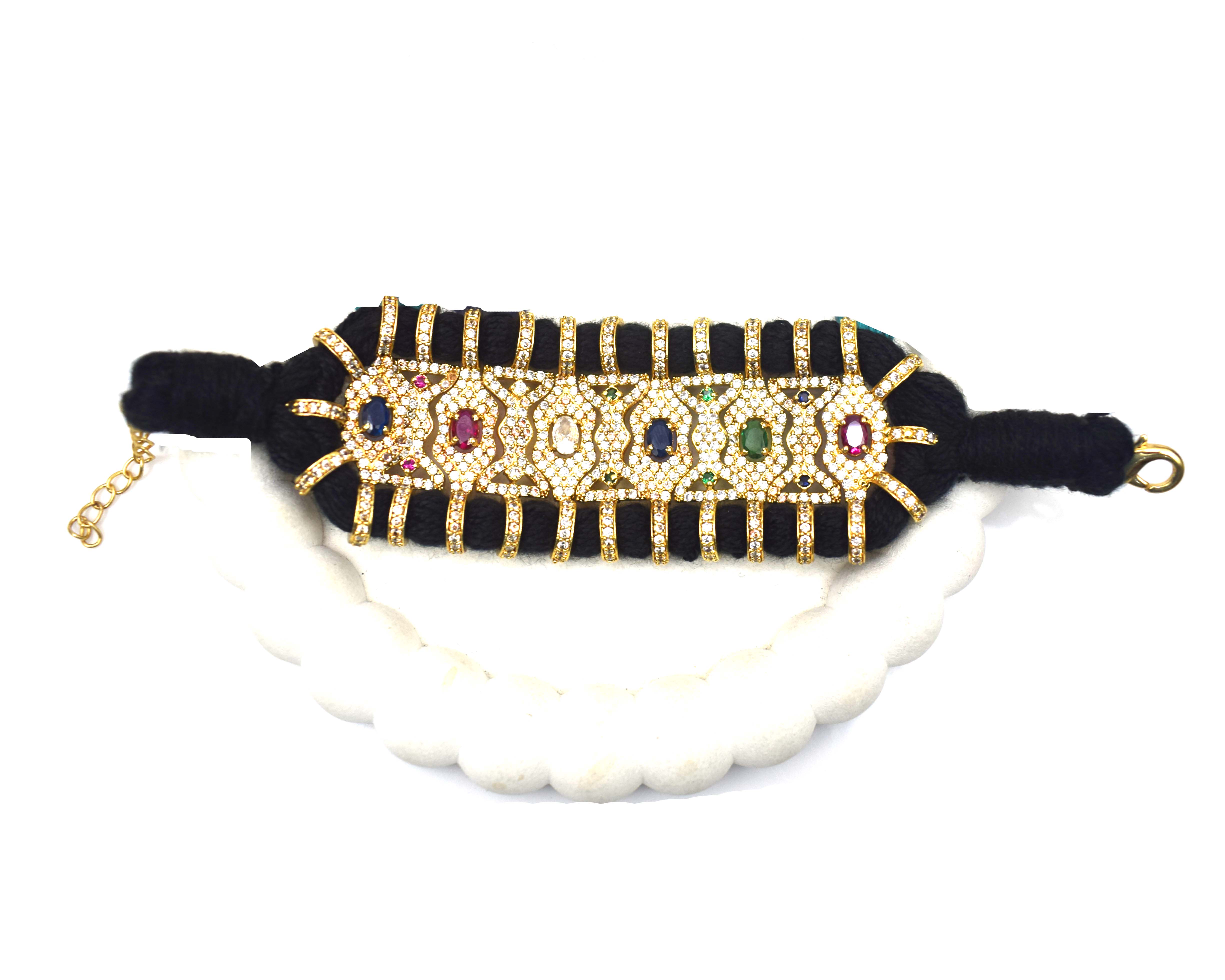 Pave Diamond Thread Bracelet