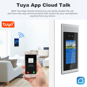 Intercomunicador de vídeo Ip para apartamento, sistema de intercomunicación con cámara Dual de alta resolución, Wifi, con tarjeta de desbloqueo, sistema de entrada de acceso