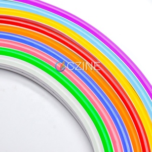 <strong>1cm</strong> Cut Silicone Flexible Neon Strip 6x12mm 12v Neon Flex <strong>LED</strong> Strip Light Set SMD 2835 for Custom Neon Sign