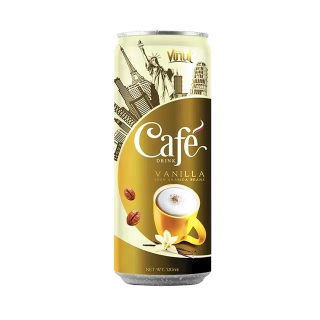 Best Price 320ml Vanilla Coffee Drink in can from Vietnam