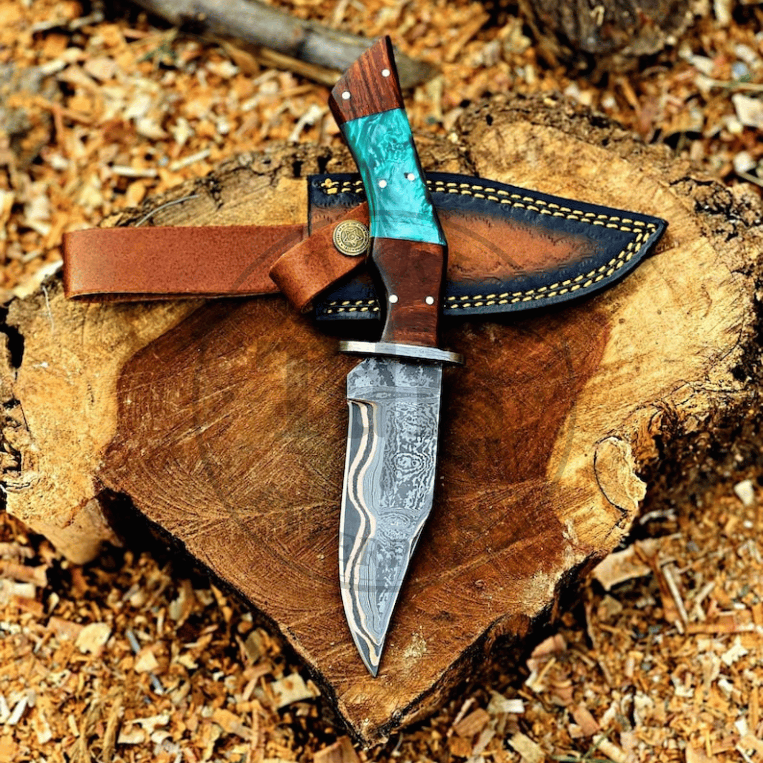 Wood and resin