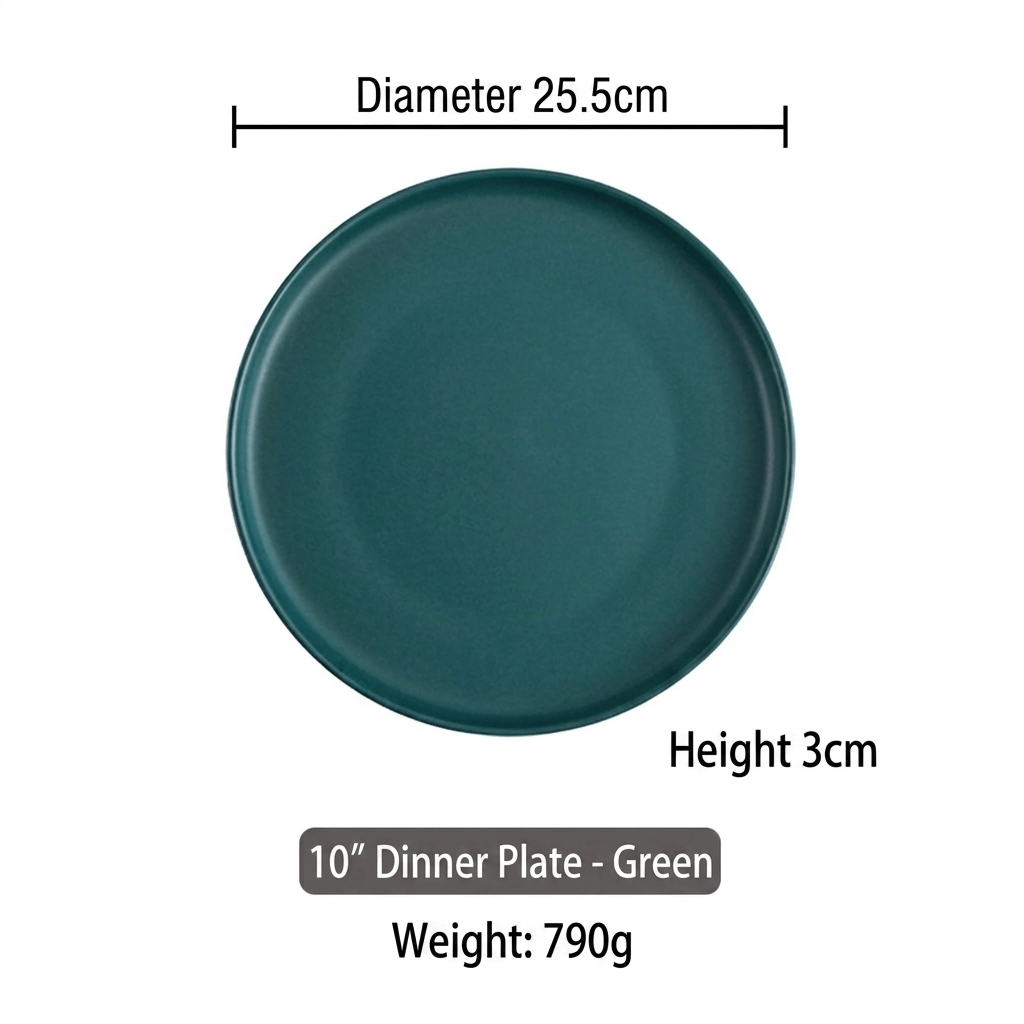 10 inch green