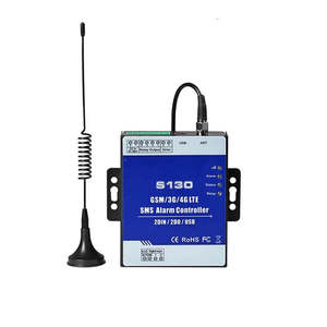 蜂窝4G Gsm应用远程控制无线家庭安全报警系统供应商S130 GSM短信报警控制器，带2DIN 2DO 1USB - Product Image 1