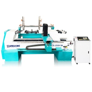 Tornio per la lavorazione del legno CNC a tre assi completamente automatico di carico e scarico per la stecca della piscina - Product Image 4