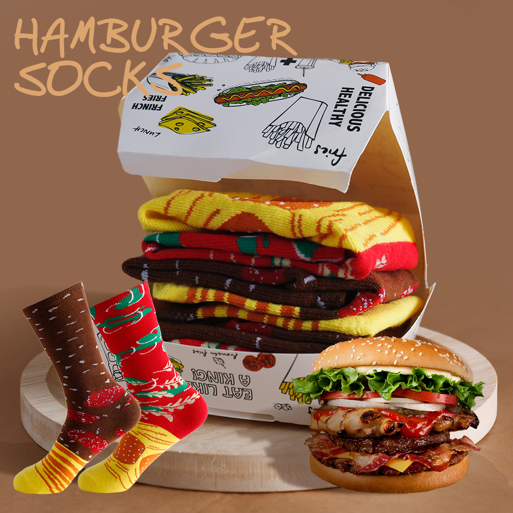 Chaussettes hamburger