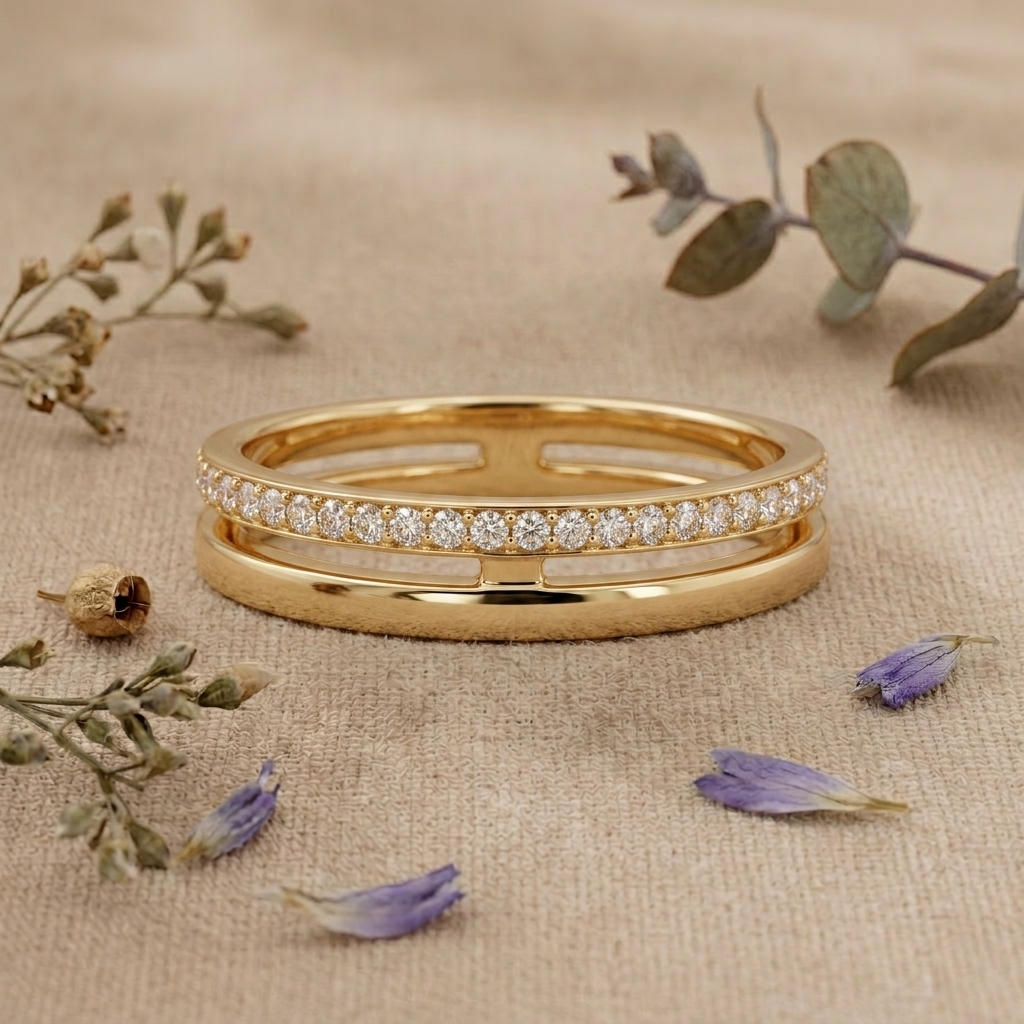 18K Gold Lab - Grown