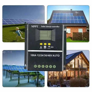 Smart MPPT Auto PWM solare regolatore di carica 50A 60A 80A 100A alta tensione di ingresso per 12V 24V 48V litio piombo acido solare - Product Image 6