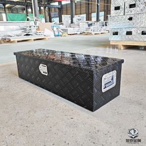 卡车工具箱拖车钥匙锁铝工具箱铝工业工具储物箱箱 - Product Image 4