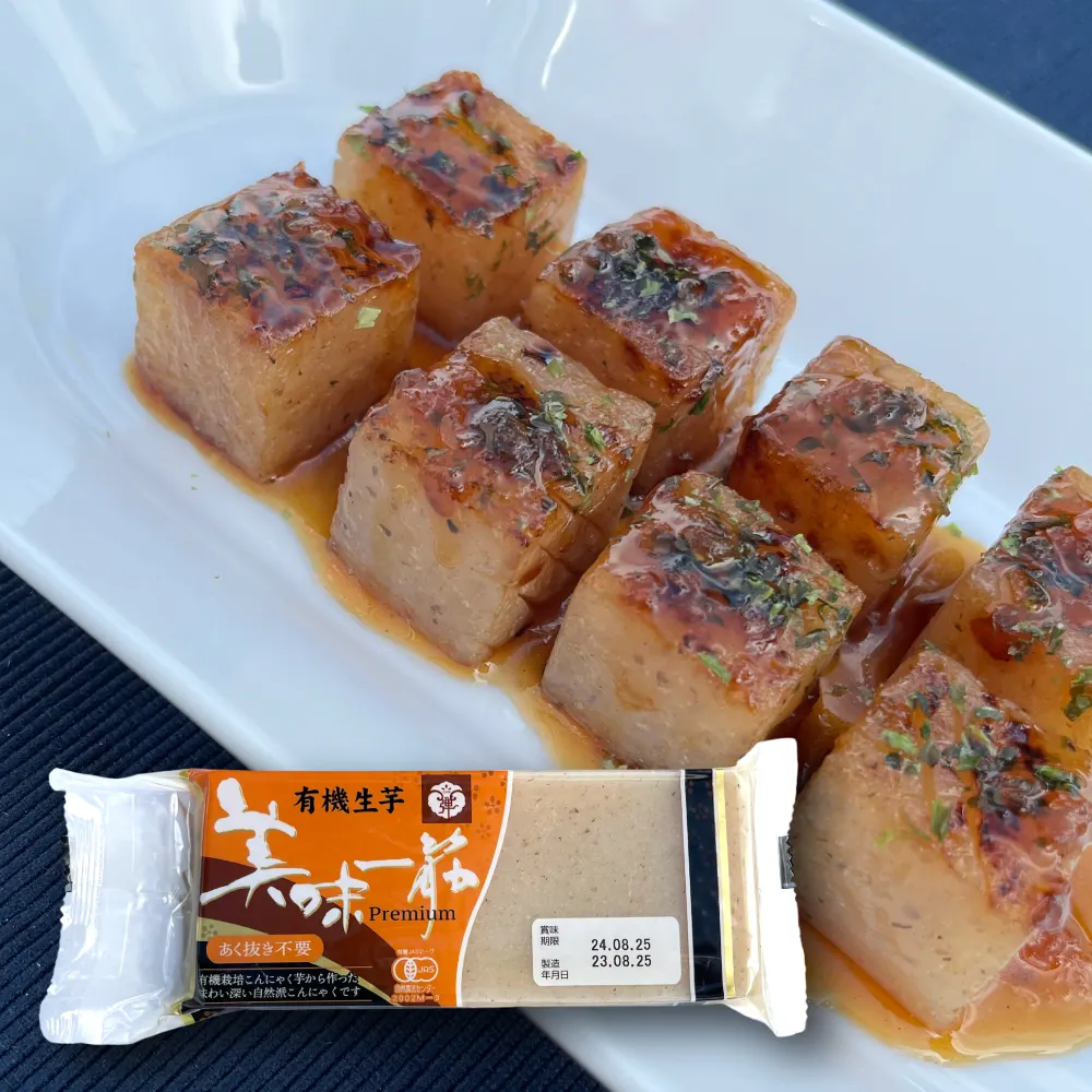 Pastel Konjac de aperitivos saludables bajo en grasas de proveedor japonés