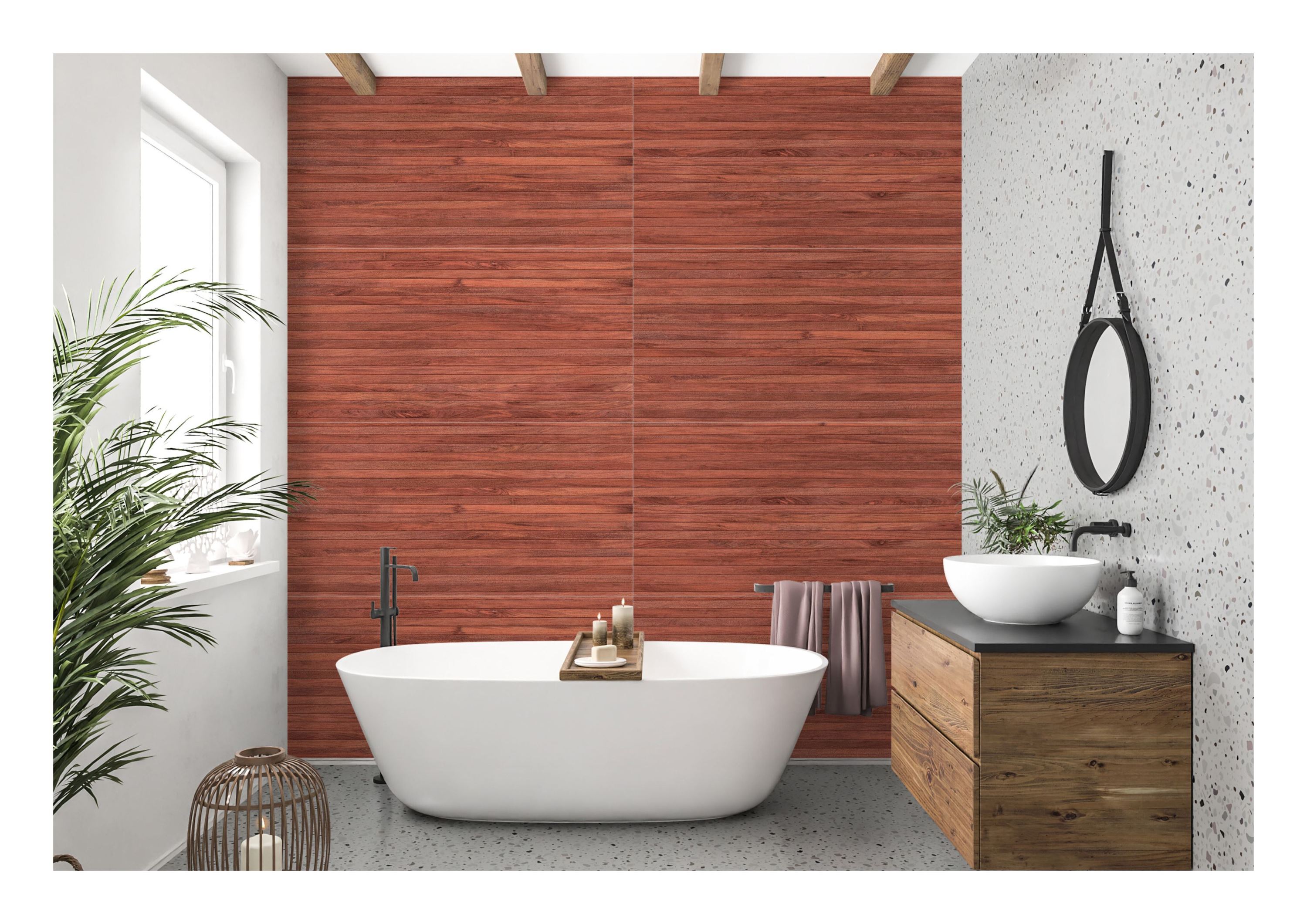 Trace Kree Pine Wooden Matt Punch GVT PGVT Tile