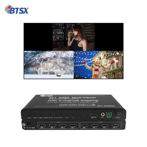 4K матричный разветвитель профессионального класса | 12 режимов, RS232 и пульт дистанционного управления 4x4 HDMI матричный коммутатор - Product Image 2