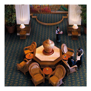 Len Tufted Oriental Hoa Khách Sạn Sang Trọng Thảm Cuộn Tùy Chỉnh Kích Thước Sàn Và Thảm Phòng Tiệc Hành Lang Phòng Ăn Thảm - Product Image 5