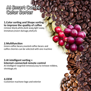 Optical Sorter Supplier Coffee <strong>Bean</strong> <strong>Color</strong> Sorter <strong>Cocoa</strong> <strong>Beans</strong> <strong>Sorting</strong> <strong>Machine</strong> Coffee Cherry <strong>Color</strong> Sorter - Product Image 5