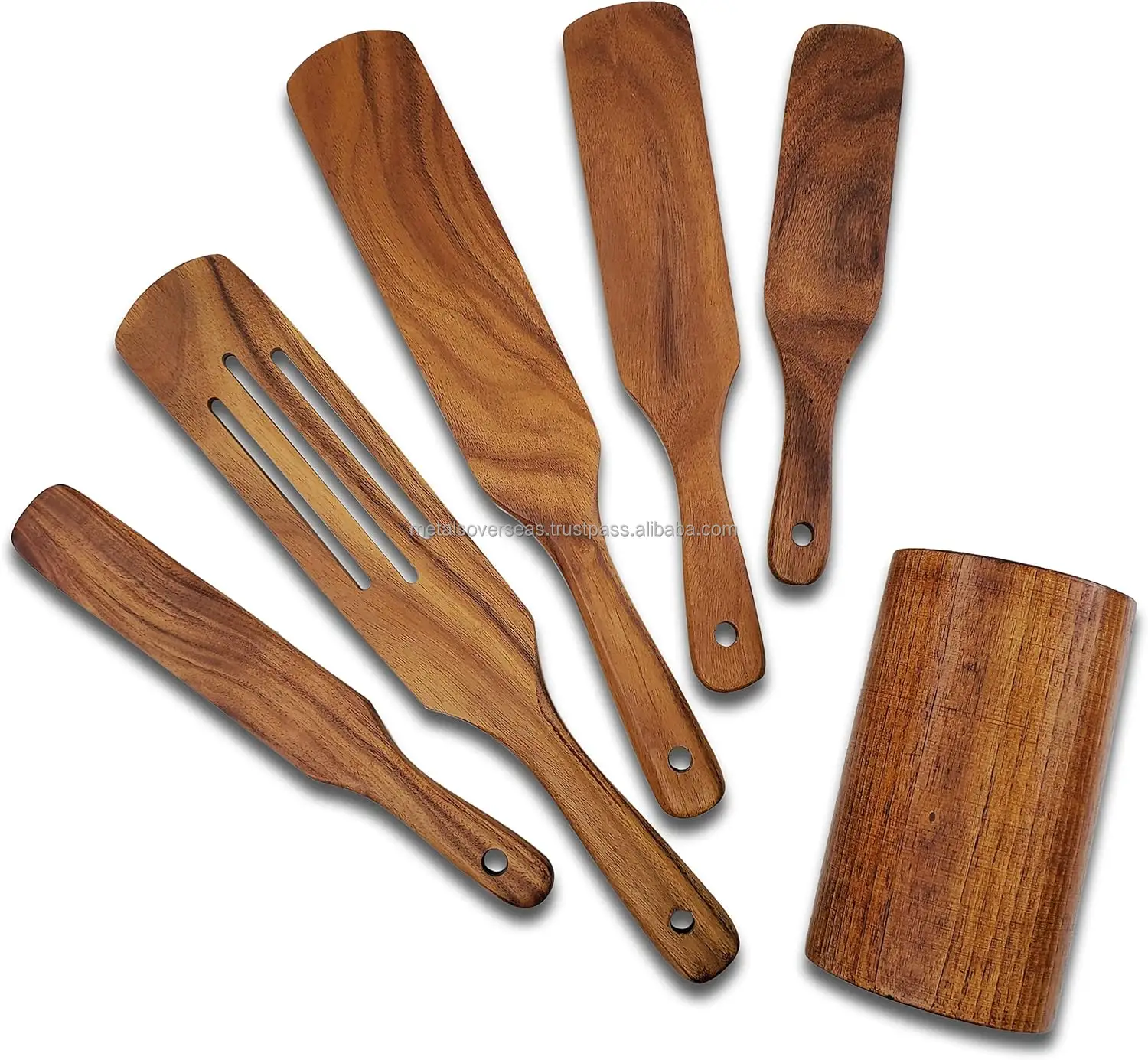 Utensílios De Cozinha Spurtle Colheres De Madeira Para Cozinhar Servindo Paddle Cozinha Handcrafted Acacia Kitchen Utensils Set