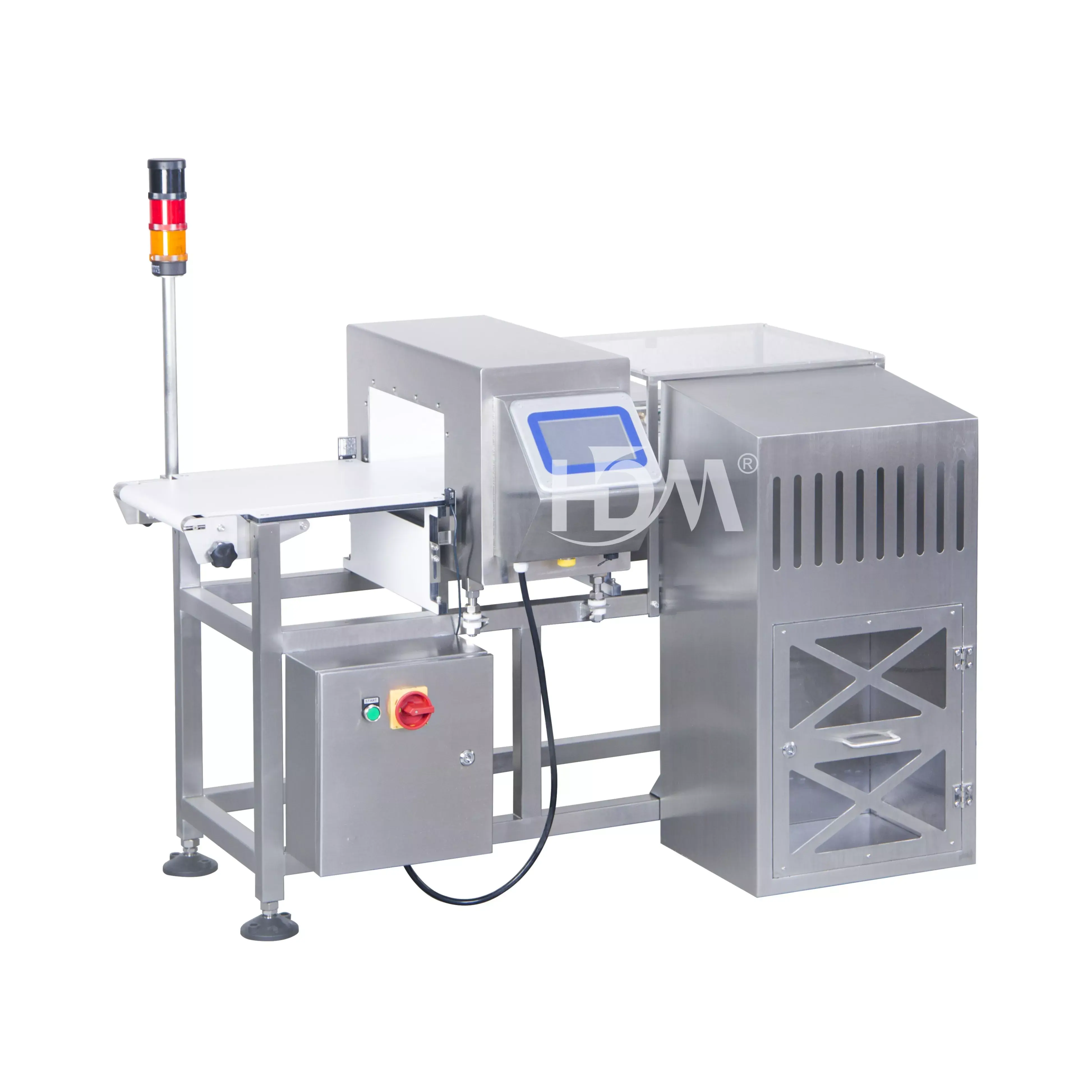 Conveyor Belt Metal Detection System For Small Products metal detector machine