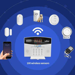 Sistema de seguridad de alarma de panel impermeable ignífugo OEM Sistema de alarma inalámbrica de alta calidad GSM GPRS 4G para el hogar - Product Image 3