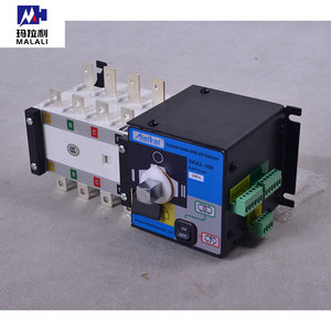 ATS160A 4P akıllı çift güç üç fazlı DC otomatik Transfer anahtarı 4p ATS 63A 100A Generator 400A 630A jeneratör için 400V - Product Image 4