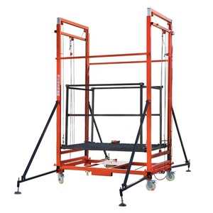 Andamio eléctrico para trabajo elevado estable Plataforma elevadora eléctrica para transporte de carga pesada en almacenes - Product Image 4