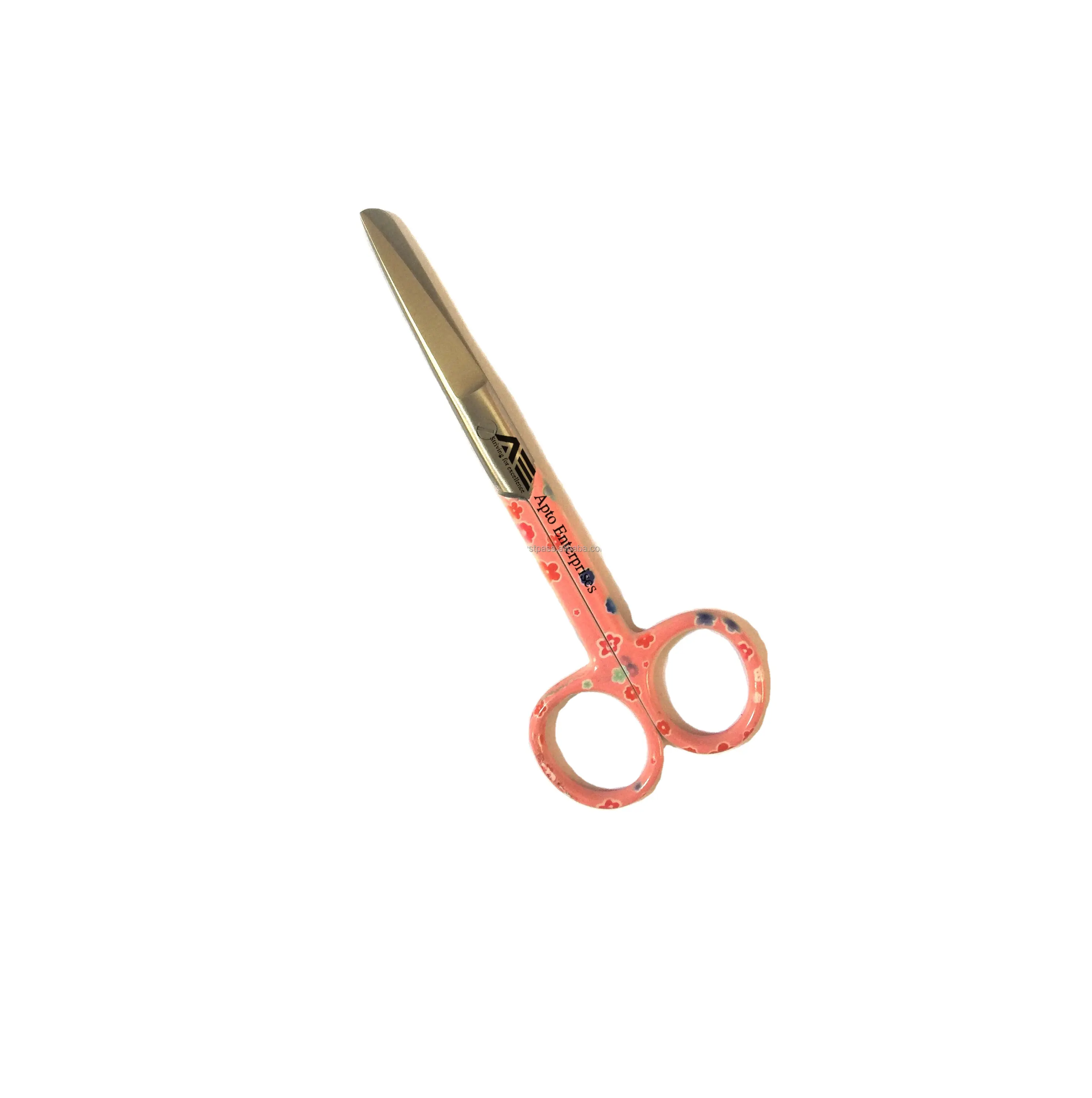 Apto Enterprises' Hot Sale Stainless Steel Dressing Scissors Colorful Attractive Designs Class I Surgical Instruments Nurses