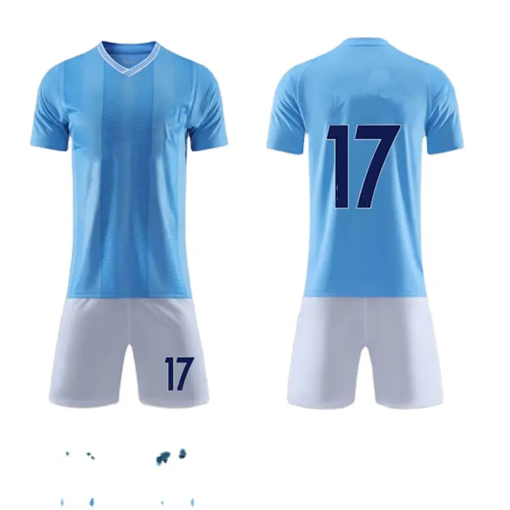 Camisetas de fútbol hechas a medida en blanco, conjunto completo de equipo, camiseta de fútbol 2023-2024, Conjunto de camiseta de fútbol, uniforme de fútbol