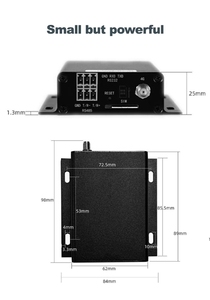 RTS産業用DTU4G LTEルーターRS232RS485シリアルポートモデムDTU (4Gモジュール付き) - Product Image 6