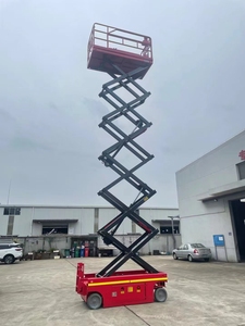 Mesas elevadoras eléctricas autopropulsadas con capacidad de carga, mesa elevadora de tijera hidráulica a la venta, plataformas de trabajo elevadoras móviles - Product Image 6