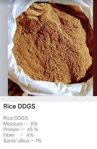 100% Export Quality Rice DDGS with Pure Natural Grade <strong>Bulk</strong> Quantity Rice DDGS for Sale by Indian Exporters