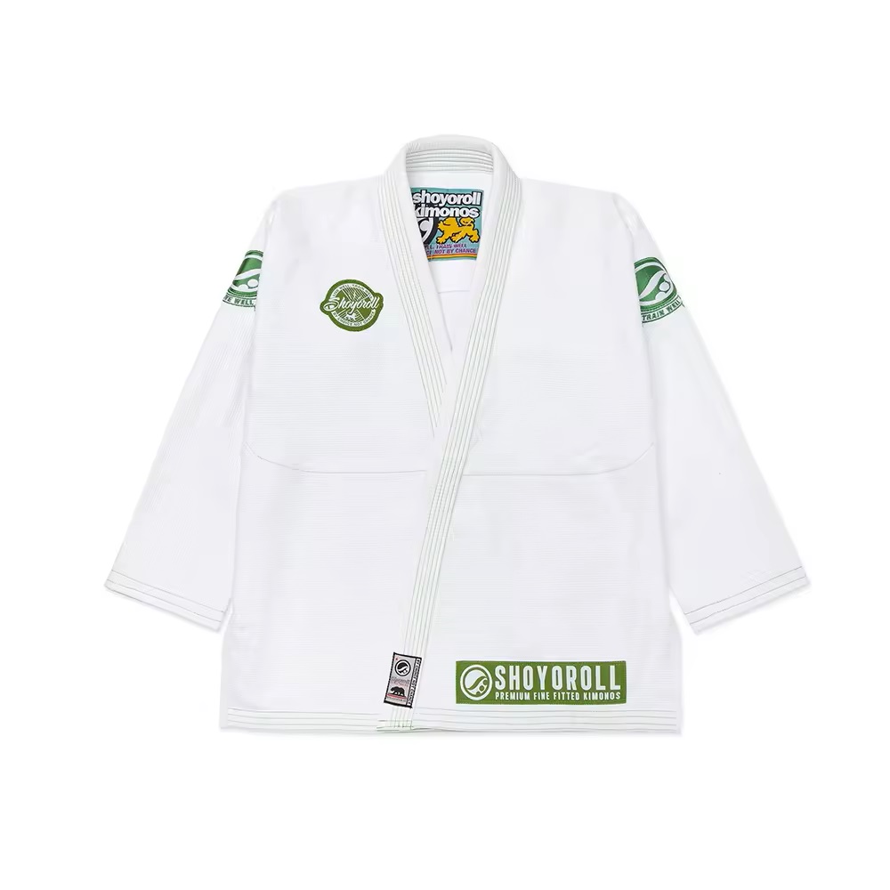 Blanc avec du vert