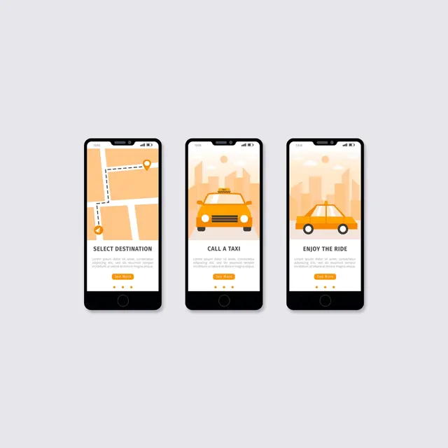 Application mobile de développement de taxi en 2023 meilleur logo personnalisé avec un design personnalisé Dans l'application de taxi app devrait également envoyer des alertes par courrier électronique