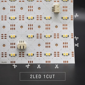 薄いカウンタートップ照明付きバックライト付き照明色温度調整可能高密度LEDシートライトDC24安全な使用 - Product Image 3