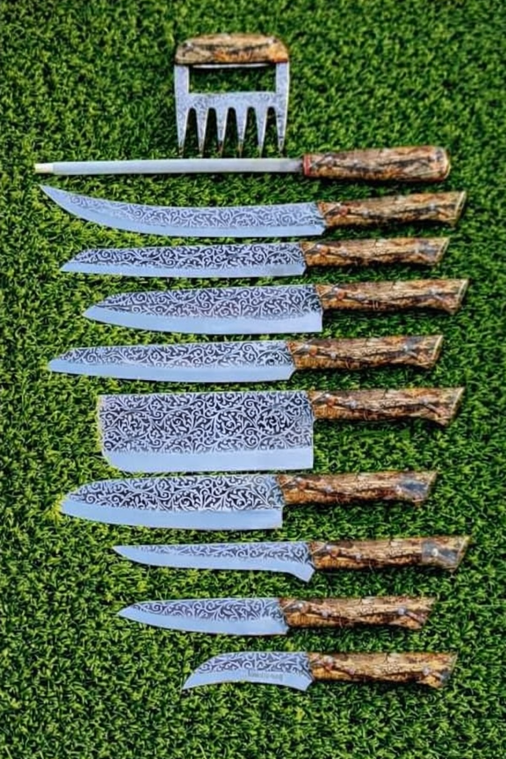 11 Pieces Burl Set
