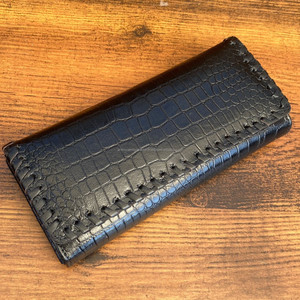 2025 nuevo producto patrón de piel de cocodrilo cuero genuino elegante señora carteras para mujer tarjeta efectivo teléfono lujo diseñador embrague - Product Image 4