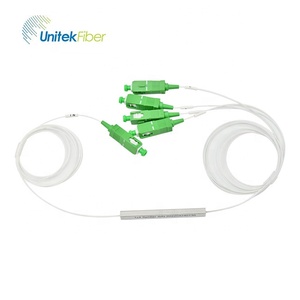FBTスプリッターSCLC APC UPCPLCスプリッター1x2ミニ鋼管G652D G657A 0.9mm 1x2 for FTTH 4G TCP Networks光ファイバースプリッター - Product Image 2
