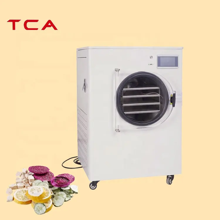 ماكينات تفريغ جاف للتجميد من النوع الصغير من TCA للاستخدام المنزلي والتجمد الصناعي المجفف بسعر المصنع