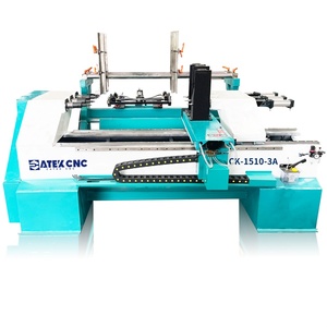 Tornio per la lavorazione del legno CNC a tre assi completamente automatico di carico e scarico per la stecca della piscina - Product Image 6