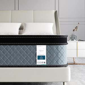 Materasso sottovuoto compresso da 12 pollici In Memory Foam per letto all'ingrosso materasso a molle elicoidali In scatola di cartone 7 Zone materasso In Memory Foam - Product Image 1