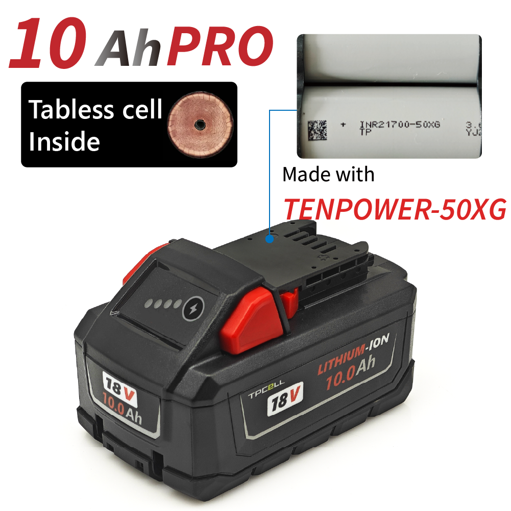 10Ah PRO tabless cell