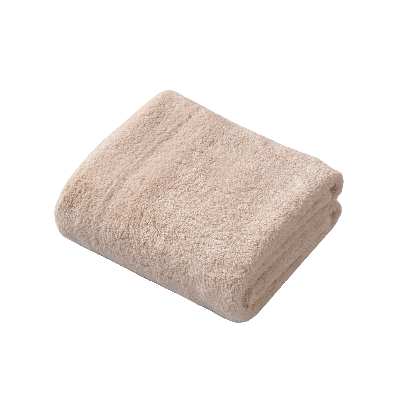 Beige Hair drying towel