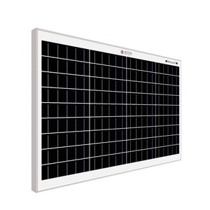 最新技术32电池单PERC太阳能光伏组件太阳能电池板和75w 12v黑色盖防水盒框架