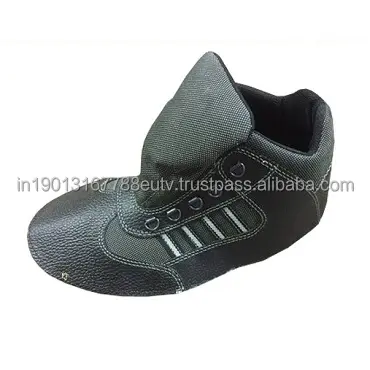 Zapatos de seguridad de cuero PU para hombre, suela de goma para trabajo, alta resistencia, precio superior, venta al por mayor